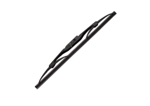 17 Inch wiper blade with U-Hook from Clear Automotive, designed for compact cars with silent and efficient wiping performance.